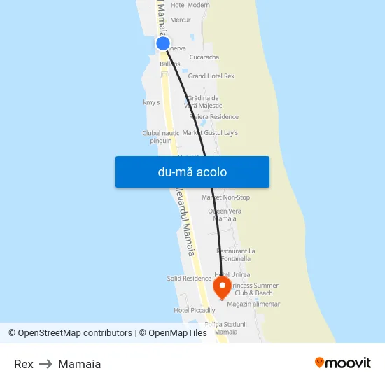 Harta de Rex către Mamaia