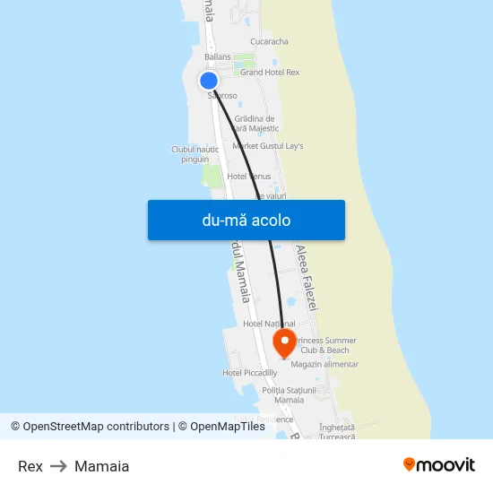 Harta de Rex către Mamaia