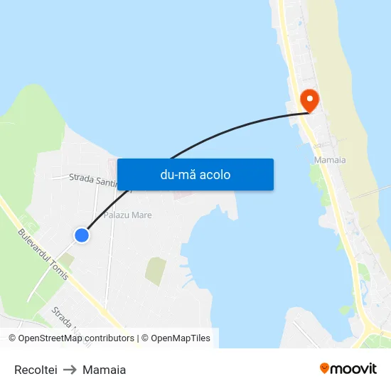 Harta de Recoltei către Mamaia