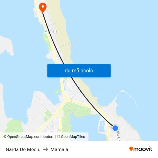 Harta de Garda De Mediu către Mamaia