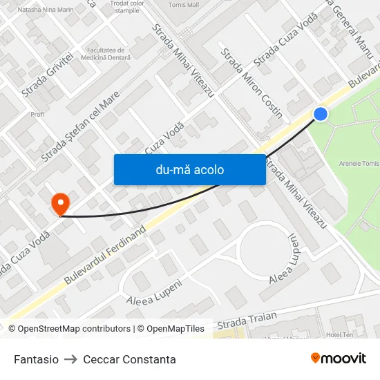 Harta de Fantasio către Ceccar Constanta