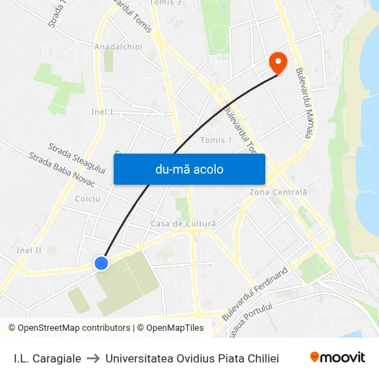 Harta de I.L. Caragiale către Universitatea Ovidius Piata Chiliei