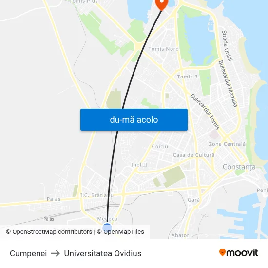 Harta de Cumpenei către Universitatea Ovidius