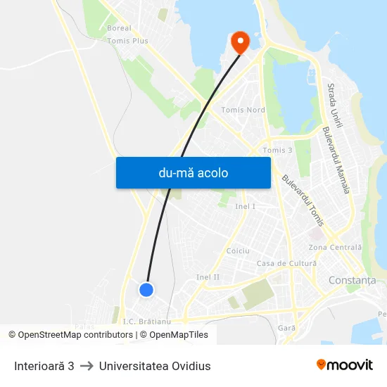 Harta de Interioară 3 către Universitatea Ovidius