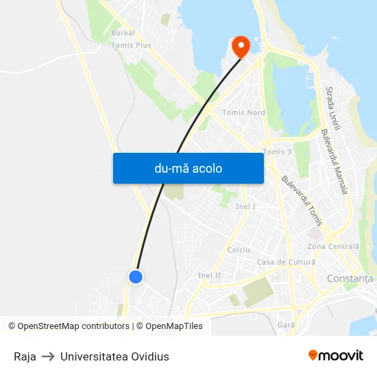 Harta de Raja către Universitatea Ovidius
