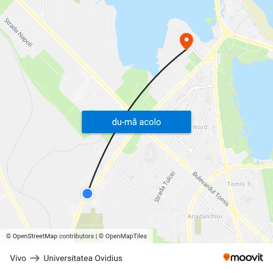Harta de Vivo către Universitatea Ovidius