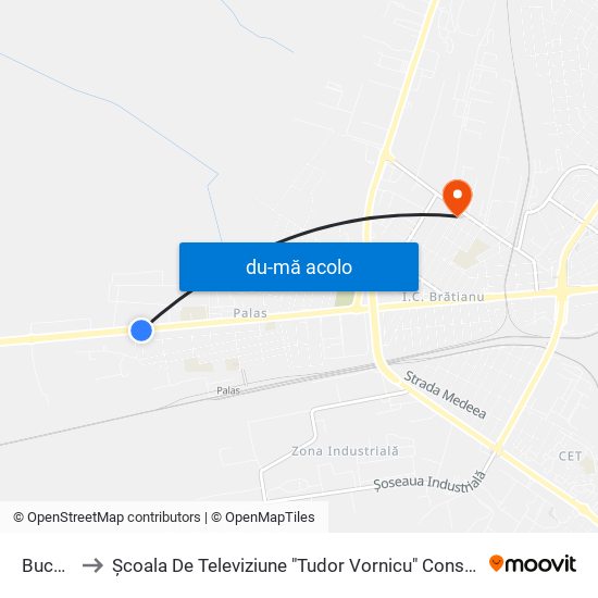 Harta de Bucegi către Școala De Televiziune "Tudor Vornicu" Constanta