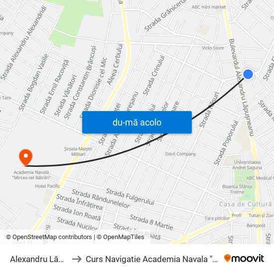 Harta de Alexandru Lăpușneanu către Curs Navigatie Academia Navala "Mircea cel Batran"