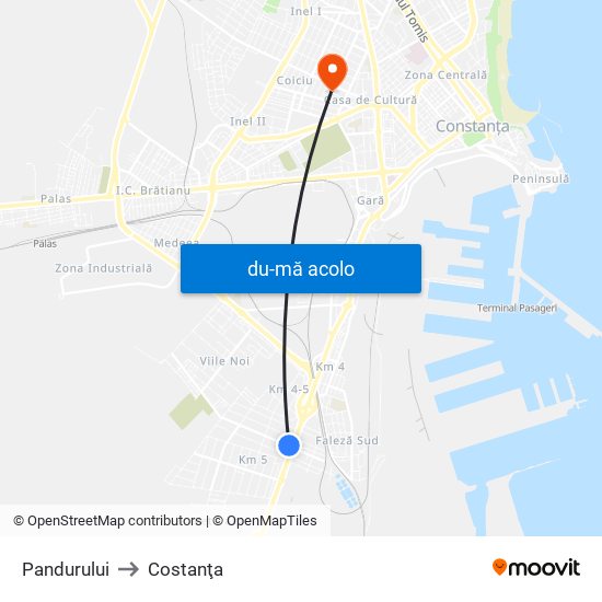 Harta de Pandurului către Costanţa