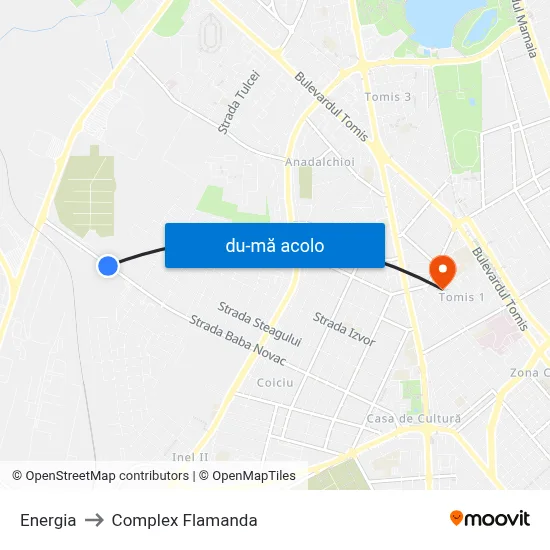 Harta de Energia către Complex Flamanda