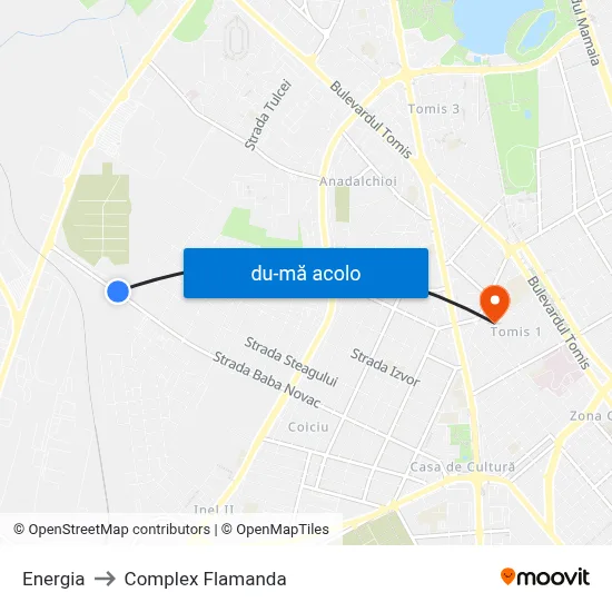 Harta de Energia către Complex Flamanda