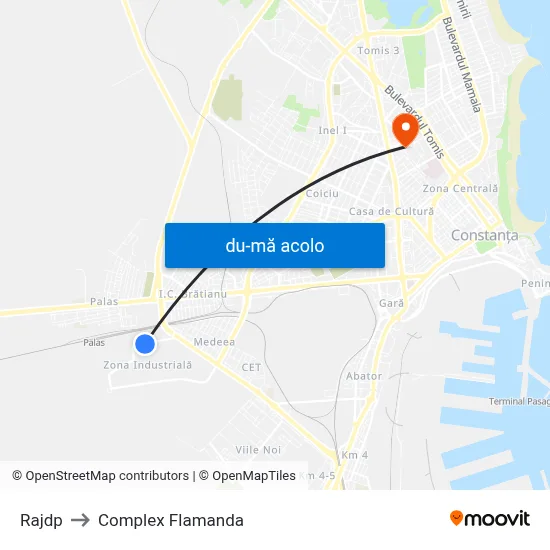 Harta de Rajdp către Complex Flamanda
