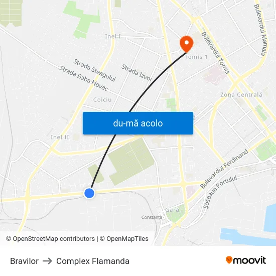 Harta de Bravilor către Complex Flamanda