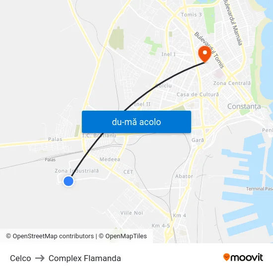 Harta de Celco către Complex Flamanda