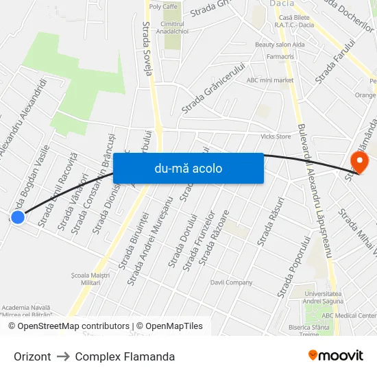 Harta de Orizont către Complex Flamanda