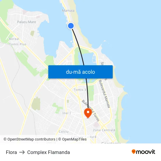 Harta de Flora către Complex Flamanda