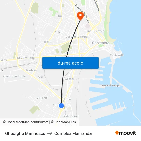 Harta de Gheorghe Marinescu către Complex Flamanda