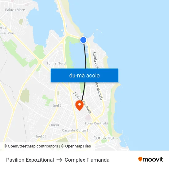 Harta de Pavilion Expozițional către Complex Flamanda