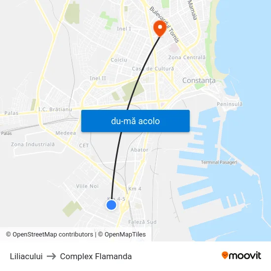 Harta de Liliacului către Complex Flamanda