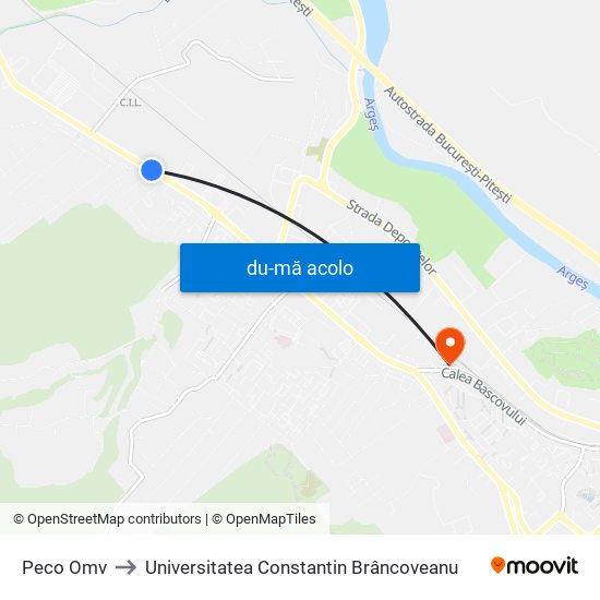 Harta de Peco Omv către Universitatea Constantin Brâncoveanu