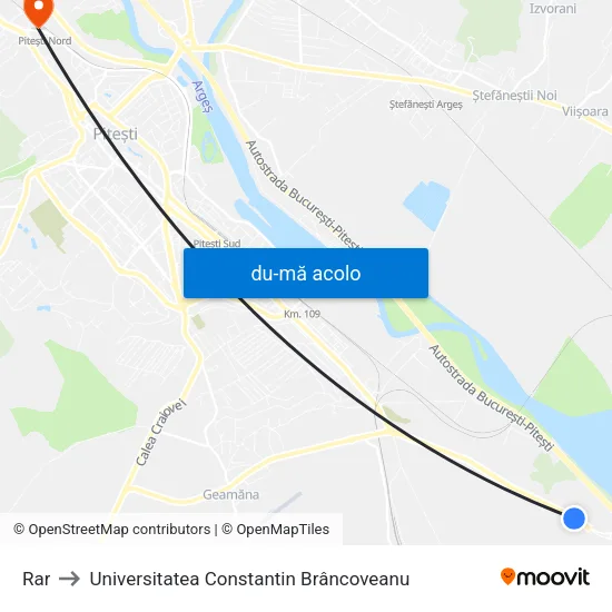 Harta de Rar către Universitatea Constantin Brâncoveanu