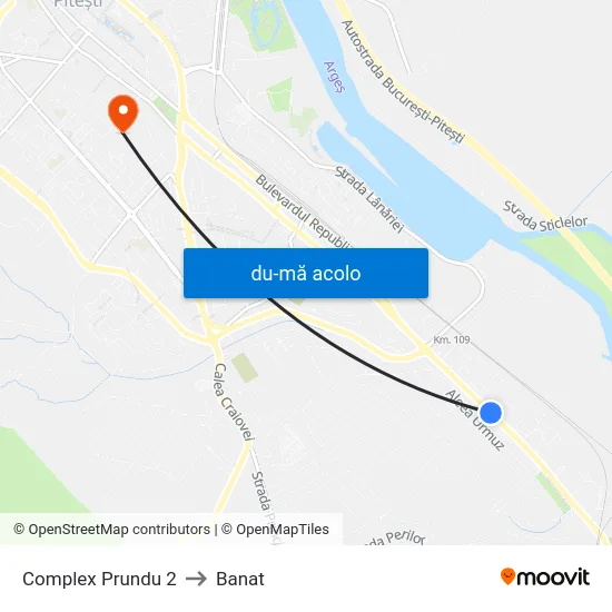 Harta de Complex Prundu 2 către Banat
