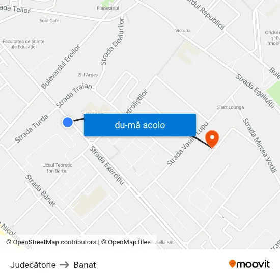 Harta de Judecătorie către Banat