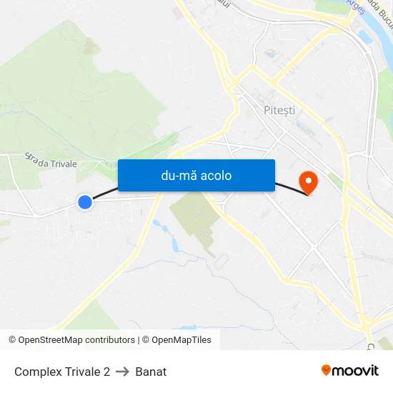 Harta de Complex Trivale 2 către Banat