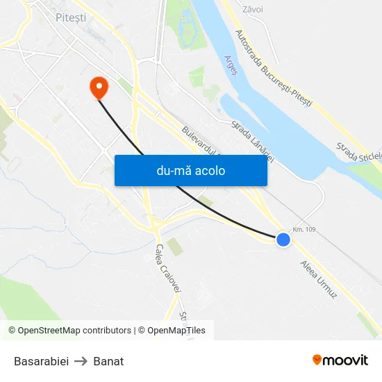 Harta de Basarabiei către Banat