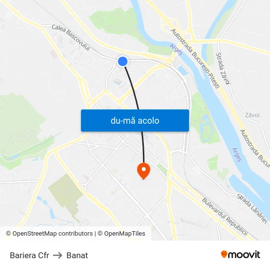 Harta de Bariera Cfr către Banat