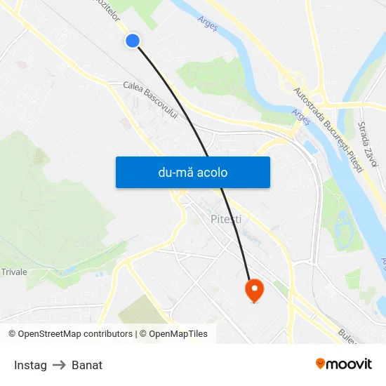 Harta de Instag către Banat