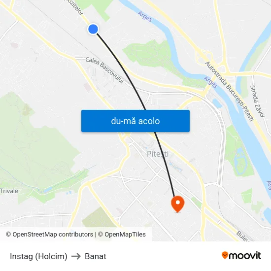 Harta de Instag (Holcim) către Banat