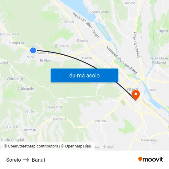 Harta de Sorelo către Banat