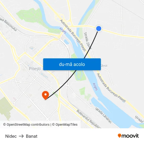 Harta de Nidec către Banat