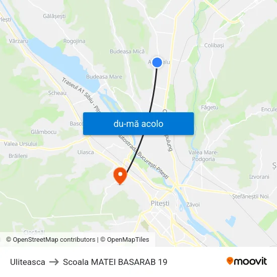 Harta de Uliteasca către Scoala MATEI BASARAB 19