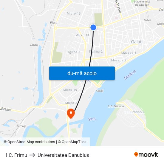 Harta de I.C. Frimu către Universitatea Danubius