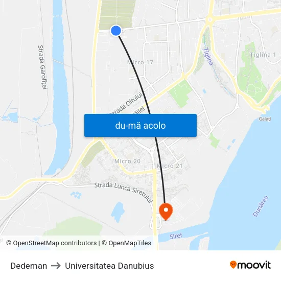 Harta de Dedeman către Universitatea Danubius