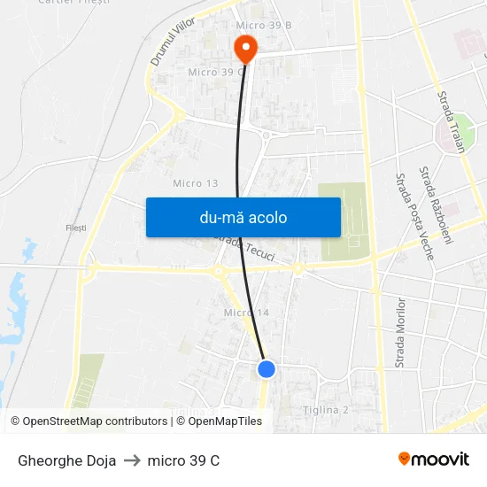 Harta de Gheorghe Doja către micro 39 C