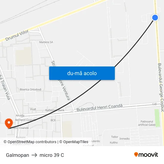 Harta de Galmopan către micro 39 C