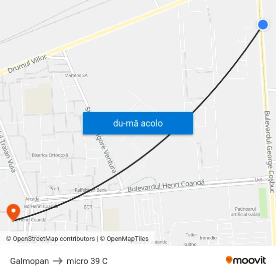 Harta de Galmopan către micro 39 C