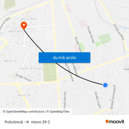 Harta de Policlinică către micro 39 C