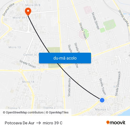 Harta de Potcoava De Aur către micro 39 C