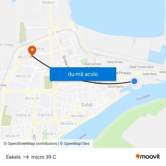 Harta de Eekels către micro 39 C