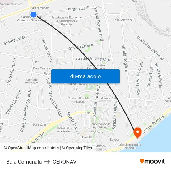 Harta de Baia Comunală către CERONAV