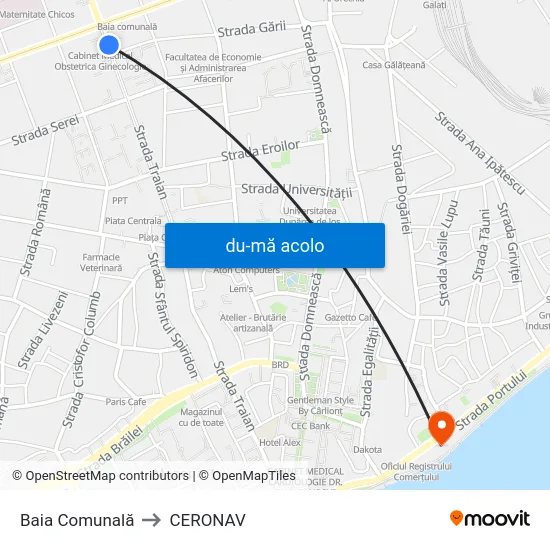 Harta de Baia Comunală către CERONAV