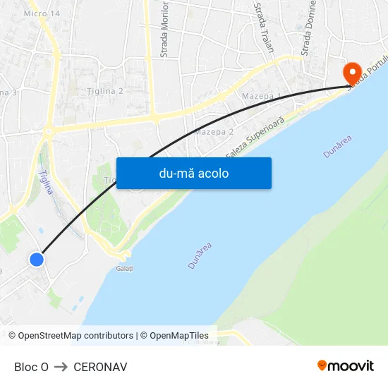 Harta de Bloc O către CERONAV