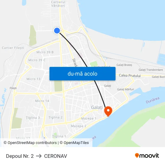 Harta de Depoul Nr. 2 către CERONAV