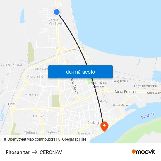 Harta de Fitosanitar către CERONAV