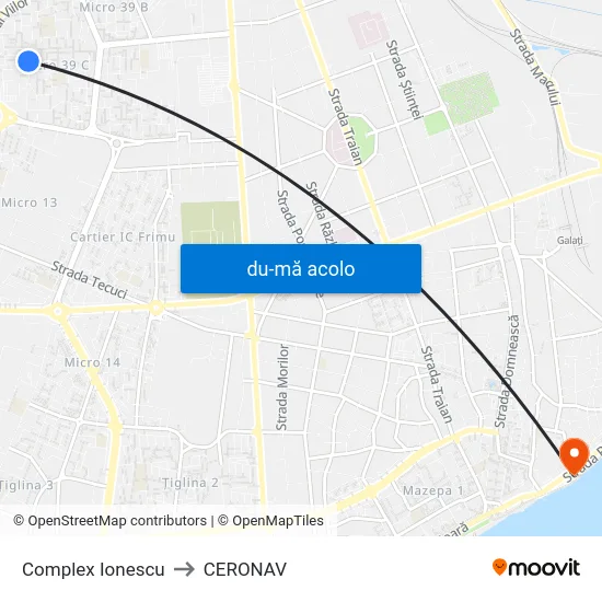 Harta de Complex Ionescu către CERONAV