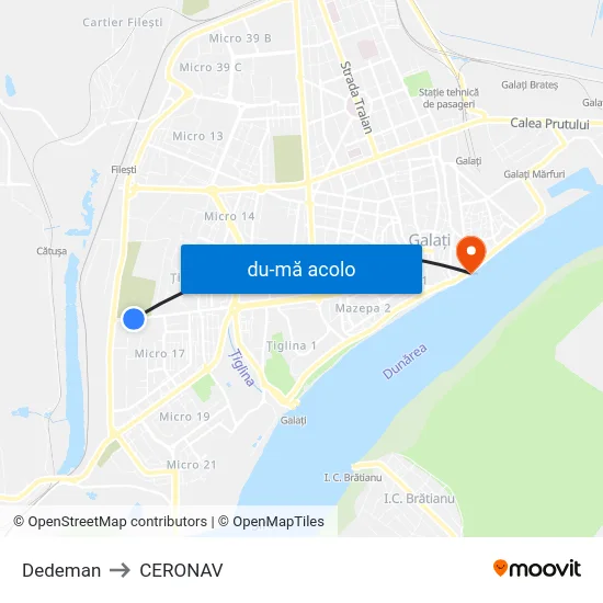 Harta de Dedeman către CERONAV